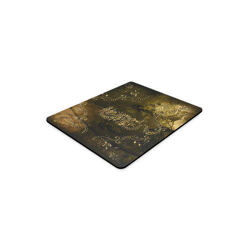 Wonderful chinese dragon in gold Rectangle Mousepad