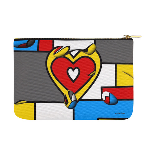 Right in the heart by Nico Bielow Carry-All Pouch 12.5''x8.5''