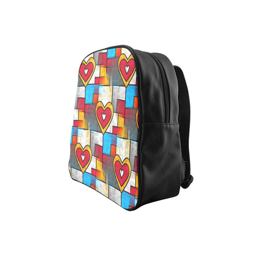 That is my heart by Popart Lover School Backpack (Model 1601)(Small)