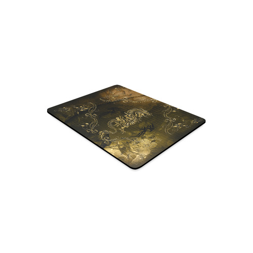 Wonderful chinese dragon in gold Rectangle Mousepad