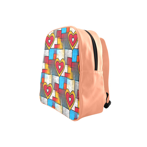 That is my heart by Popart Lover School Backpack (Model 1601)(Small)