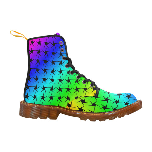 Colorful Black Star Martin Boots For Women Model 1203H