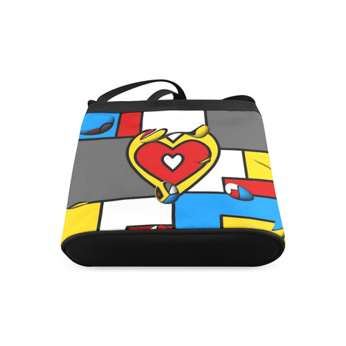 Right in the heart by Nico Bielow Crossbody Bags (Model 1613)