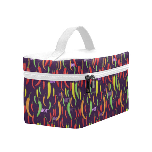 Hot pfefferoni, chilli Cosmetic Bag/Large (Model 1658)