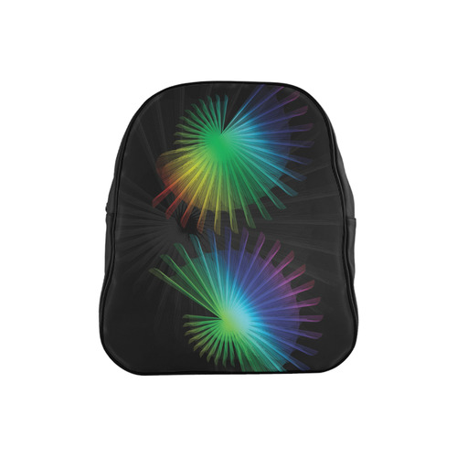 Rainbow Fan School Backpack (Model 1601)(Small)