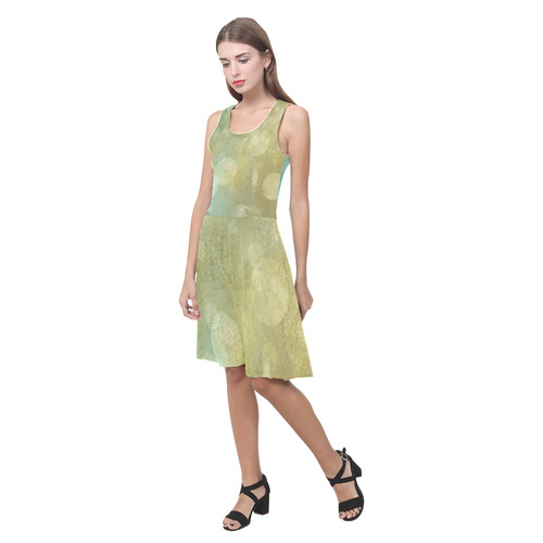 Golden Boken Splatters Atalanta Casual Sundress(Model D04)