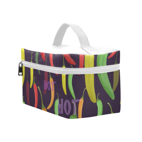 Hot Peperoni, chilli Cosmetic Bag/Large (Model 1658)