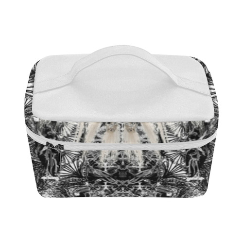 BUTTERFLY DANCE  BLACK Cosmetic Bag/Large (Model 1658)