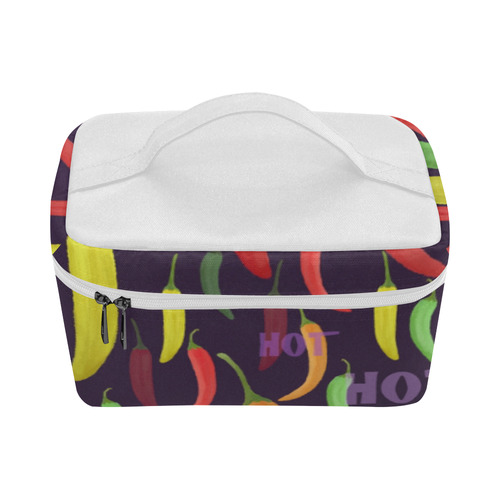 Hot Peperoni, chilli Cosmetic Bag/Large (Model 1658)