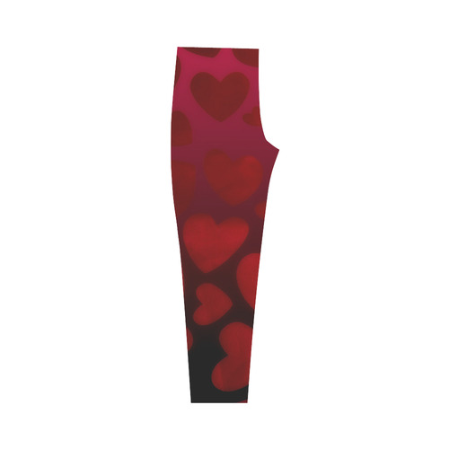 hearts chart Capri Legging (Model L02)