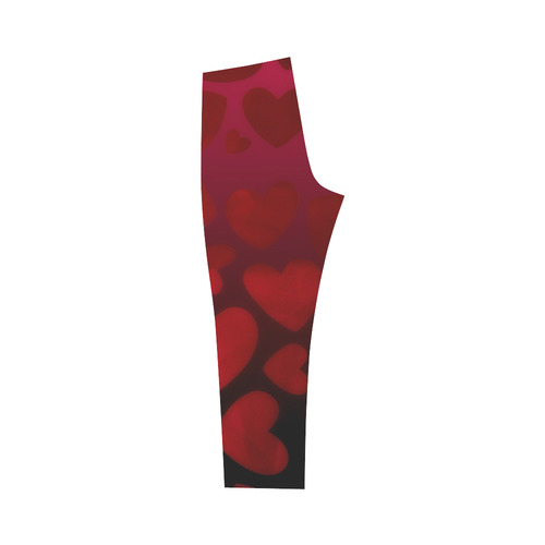 hearts chart Capri Legging (Model L02)