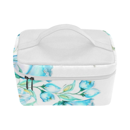 Chinese Peonies v Cosmetic Bag/Large (Model 1658)