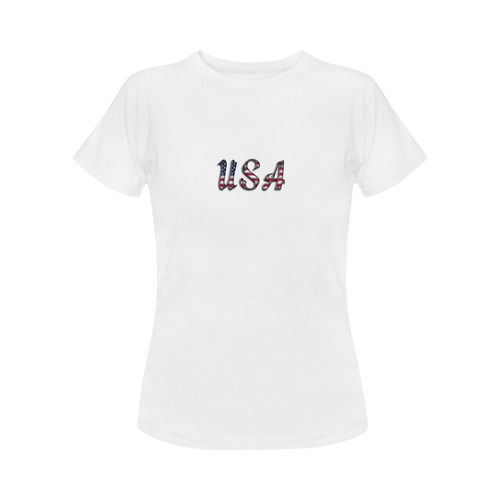 usa Women's Classic T-Shirt (Model T17）
