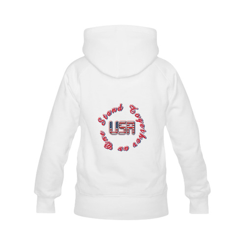 USA 3 Women's Classic Hoodies (Model H07)