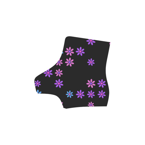 Purple Flowers Martin Boots For Women Model 1203H