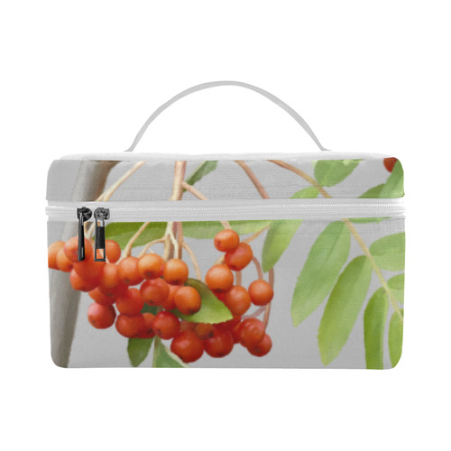 Rowan tree plant watercolor Cosmetic Bag/Large (Model 1658)