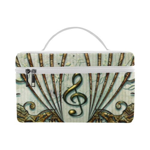 Music, decorative clef, vintage Cosmetic Bag/Large (Model 1658)