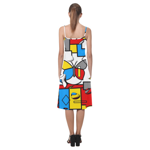 Butterfly of Colors by Nico Bielow Alcestis Slip Dress (Model D05)