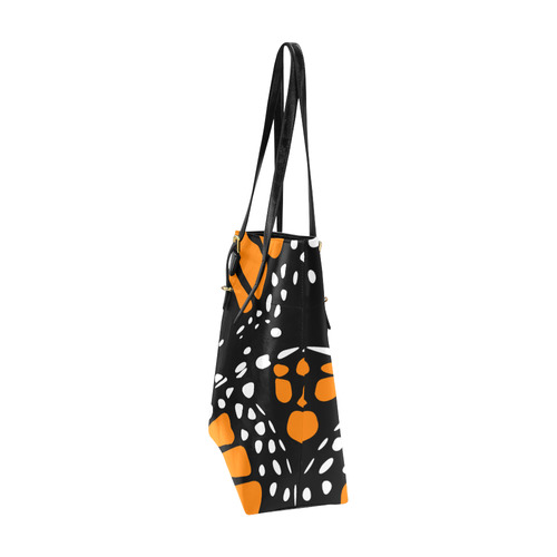 Shoulder Bag, Monarch, Black & Orange Euramerican Tote Bag/Small (Model 1655)