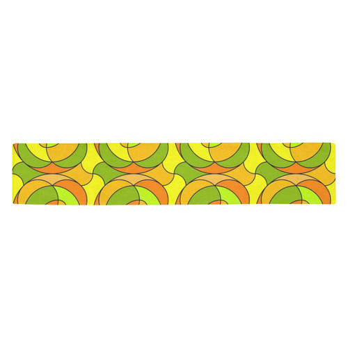 Retro Pattern 1973 A by JamColors Table Runner 14x72 inch