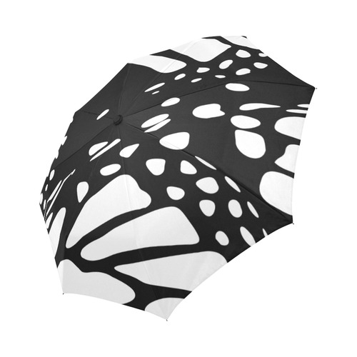 Monarch Black and White Auto-Foldable Umbrella (Model U04)