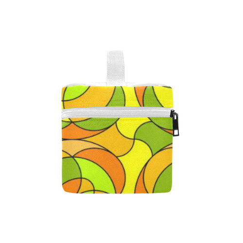 Retro Pattern 1973 A by JamColors Cosmetic Bag/Large (Model 1658)