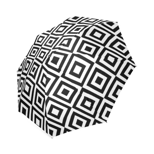 black-and-white Foldable Umbrella (Model U01)