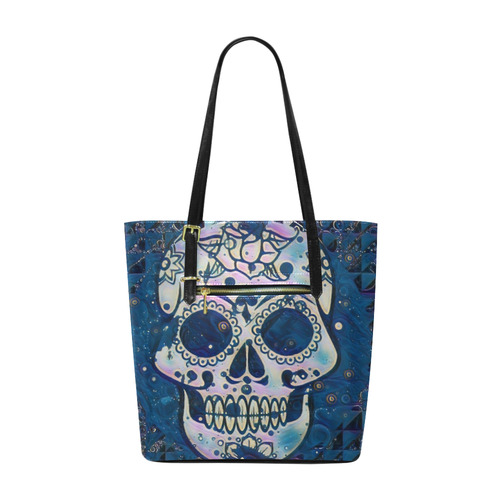 funky Skull C by Jamcolors Euramerican Tote Bag/Small (Model 1655)