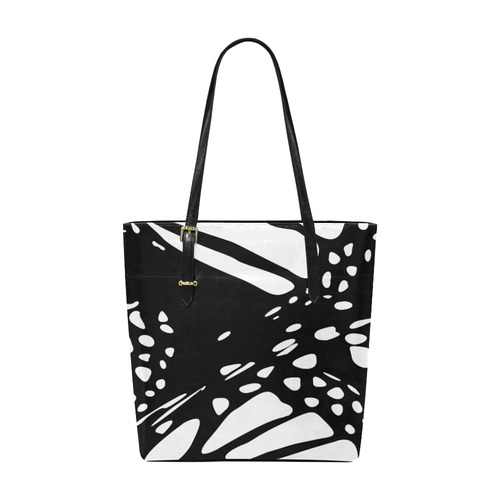 Tote Bag, Monarch, Black and White Euramerican Tote Bag/Small (Model 1655)