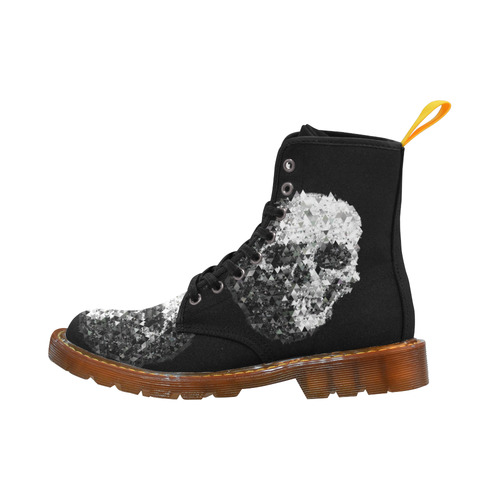 Diamond Pyramid Skulls Martin Boots For Men Model 1203H