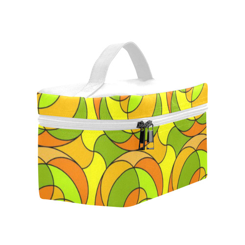 Retro Pattern 1973 A by JamColors Cosmetic Bag/Large (Model 1658)