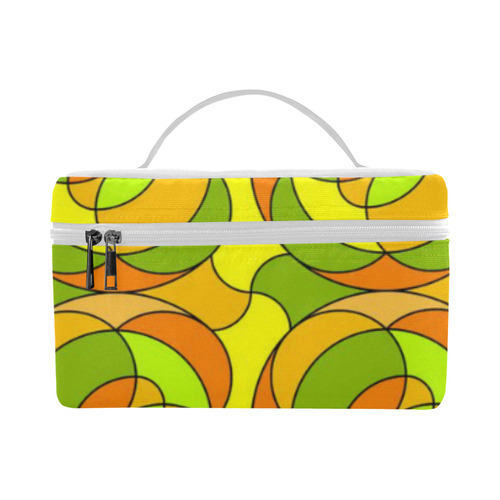 Retro Pattern 1973 A by JamColors Cosmetic Bag/Large (Model 1658)