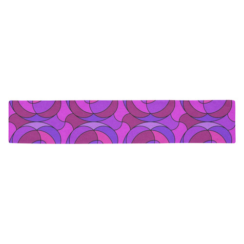 Retro Pattern 1973 B by JamColors Table Runner 14x72 inch