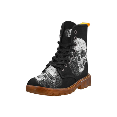 Diamond Pyramid Skulls Martin Boots For Men Model 1203H