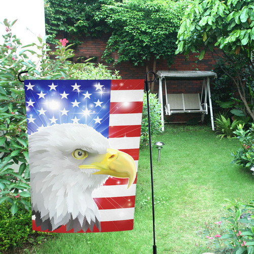 American eagle flag Garden Flag 12‘’x18‘’（Without Flagpole）