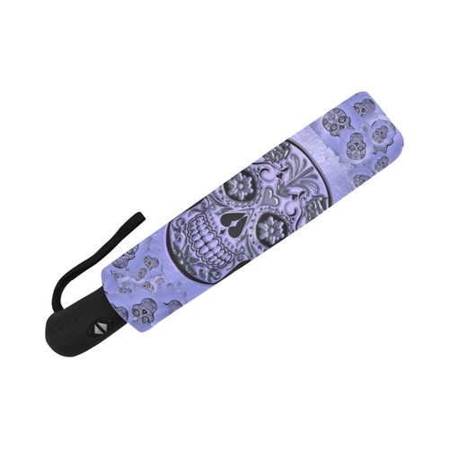 Skull20170240_by_JAMColors Auto-Foldable Umbrella (Model U04)