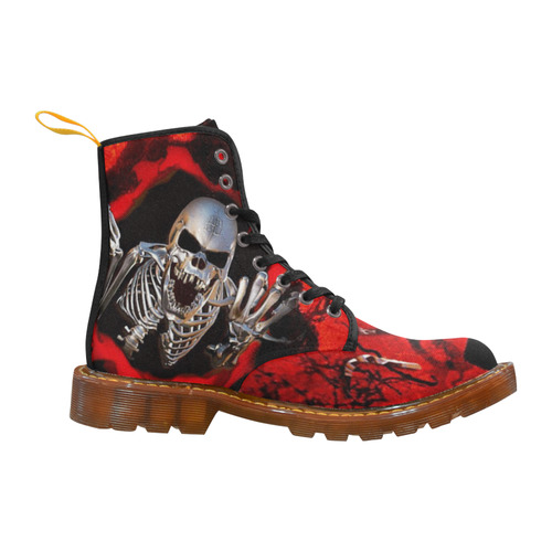 Awful Skull Martin Boots For Women Model 1203H