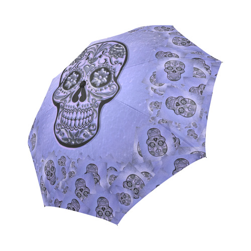 Skull20170240_by_JAMColors Auto-Foldable Umbrella (Model U04)