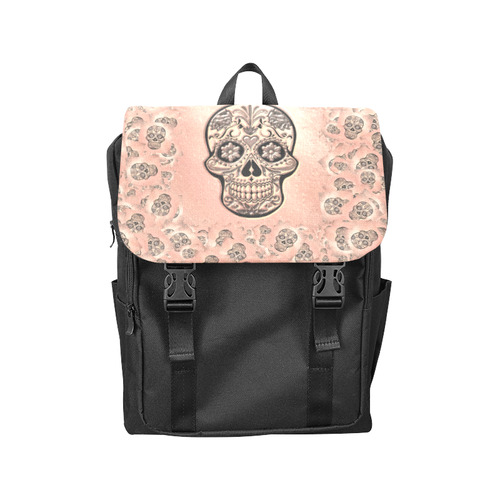 Skull20170245_by_JAMColors Casual Shoulders Backpack (Model 1623)