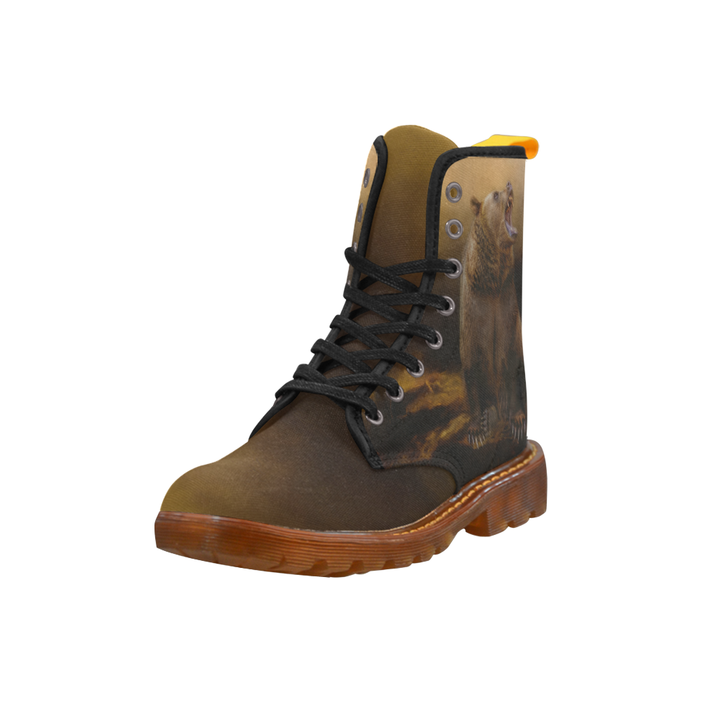 Roaring grizzly bear Martin Boots For Men Model 1203H ID