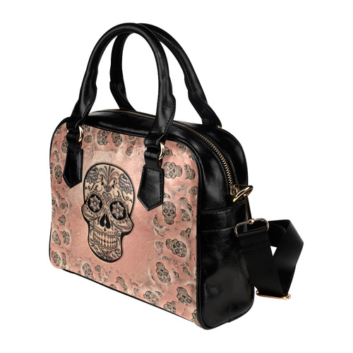 Skull20170245_by_JAMColors Shoulder Handbag (Model 1634)