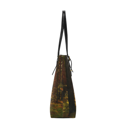 Light in the Forest Modern Landscape Euramerican Tote Bag/Small (Model 1655)