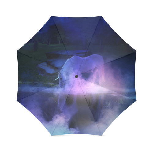 An Awesome Unicorn Beside A Magic Lake Foldable Umbrella (Model U01)