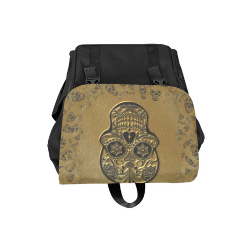 Skull20170221_by_JAMColors Casual Shoulders Backpack (Model 1623)