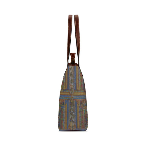 Awesome Thanka With The Holy Medicine Buddha Shoulder Tote Bag (Model 1646)