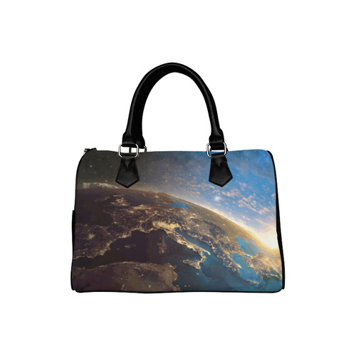 Planet Earth From Space Boston Handbag (Model 1621)