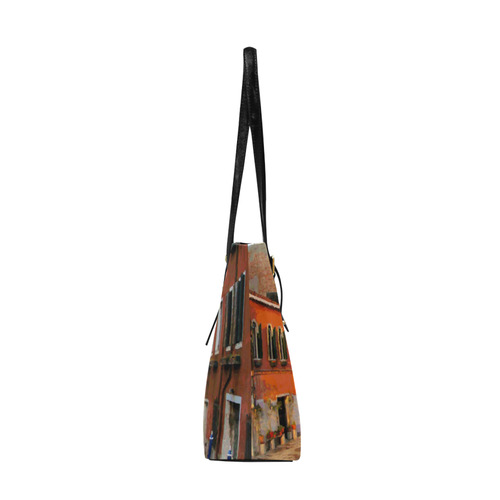 Canal with Gondolas in Venice Euramerican Tote Bag/Large (Model 1656)