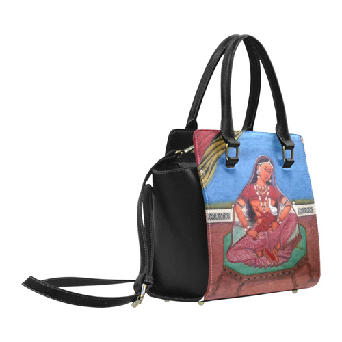 Deity Parvati with her Son Ganesha Classic Shoulder Handbag (Model 1653)