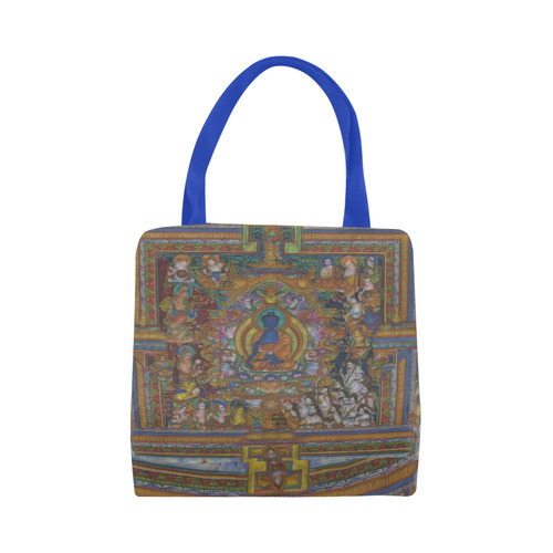 Awesome Thanka With The Holy Medicine Buddha Canvas Tote Bag (Model 1657)