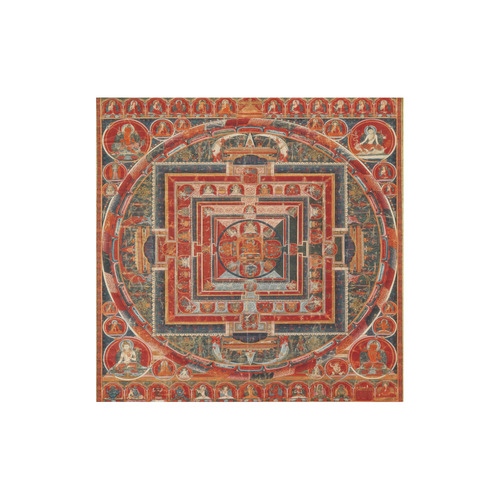 Mandala  of  Bodhisattva of Transcendent Wisdom Canvas Tote Bag (Model 1657)